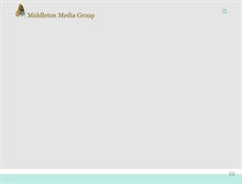Tablet Screenshot of middletonmediagroup.com